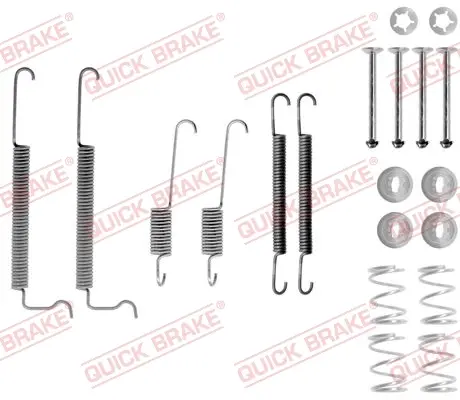 Р/к барабанних гальм. колодок quick brake 105-0744