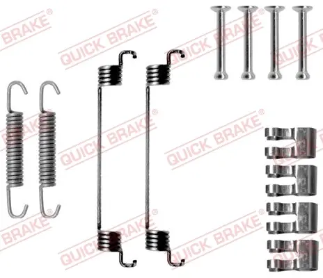 Р/к барабанних гальм. колодок quick brake 105-0783