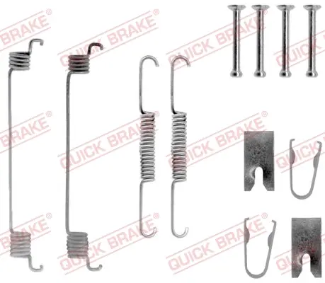 Р/к барабанних гальм. колодок quick brake 105-0789