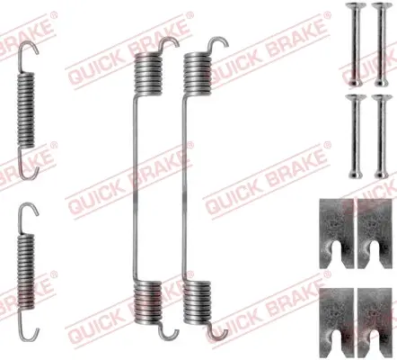 Р/к барабанних гальм. колодок quick brake 105-0814