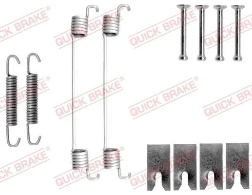 Р/к барабанних гальм. колодок quick brake 105-0827