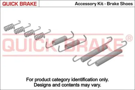Р/к барабанних гальм. колодок Quick Brake 1050832 (фото 1)