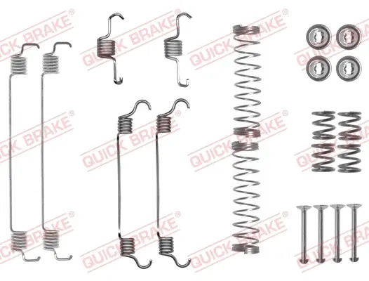 Р/к барабанних гальм. колодок quick brake 105-0835