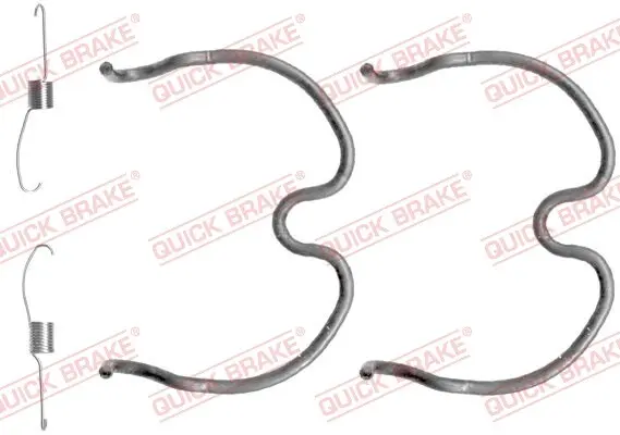 Р/к барабанних гальм. колодок quick brake 105-0837
