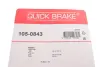 Р/к барабанних гальм. колодок Quick Brake 105-0843 (фото 3)