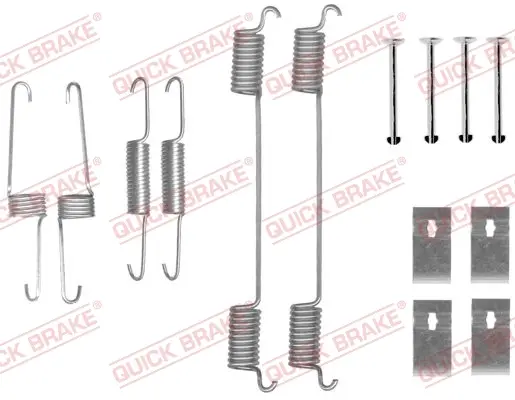 Р/к барабанних гальм. колодок quick brake 105-0859