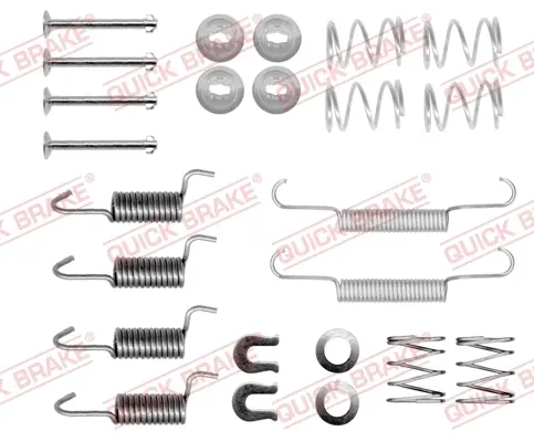 Р/к барабанних гальм. колодок quick brake 105-0871