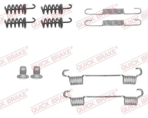 Р/к барабанних гальм. колодок Quick Brake 105-0874 (фото 1)