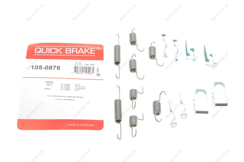 Р/к барабанних гальм. колодок Quick Brake 1050876 (фото 1)