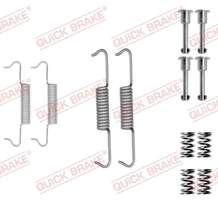 Р/к барабанних гальм. колодок Quick Brake 105-0877 (фото 1)