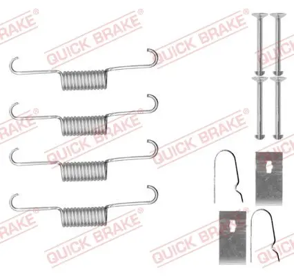 Р/к барабанних гальм. колодок quick brake 1050884