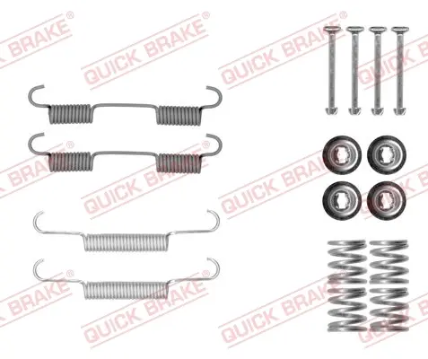 Р/к барабанних гальм. колодок quick brake 105-0896
