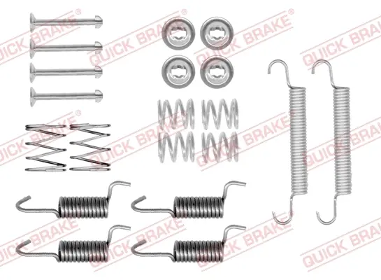 Р/к барабанних гальм. колодок quick brake 105-0899