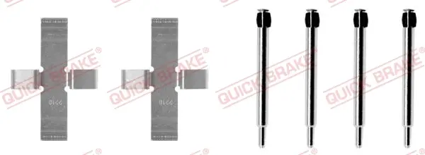 Р/к дискових гальм. колодок quick brake 109-0903