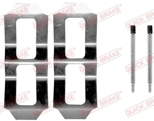 Р/к дискових гальм. колодок quick brake 109-0987
