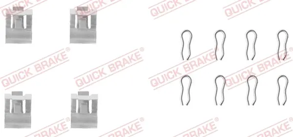 Р/к дискових гальм. колодок quick brake 109-1055