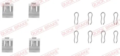Р/к дискових гальм. колодок quick brake 109-1055