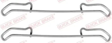 Р/к дискових гальм. колодок quick brake 109-1056