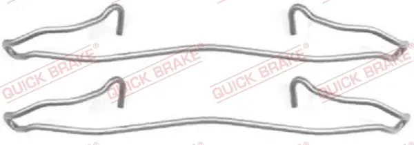 Р/к дискових гальм. колодок quick brake 109-1057