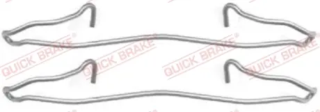 Р/к дискових гальм. колодок quick brake 109-1057