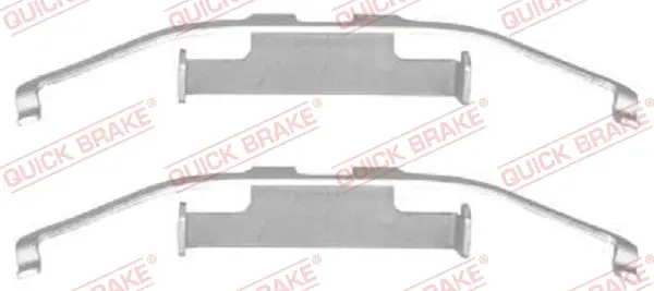 Р/к дискових гальм. колодок quick brake 109-1097