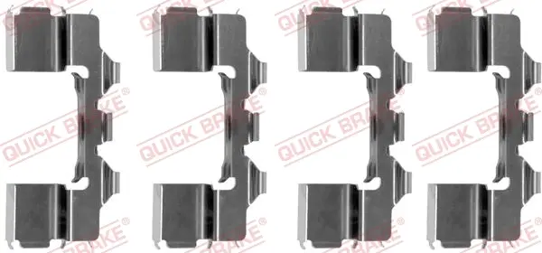 Р/к дискових гальм. колодок quick brake 109-1104