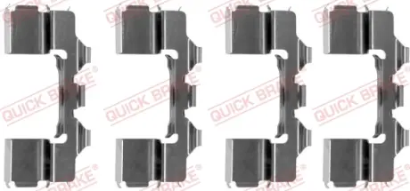 Р/к дискових гальм. колодок quick brake 109-1104