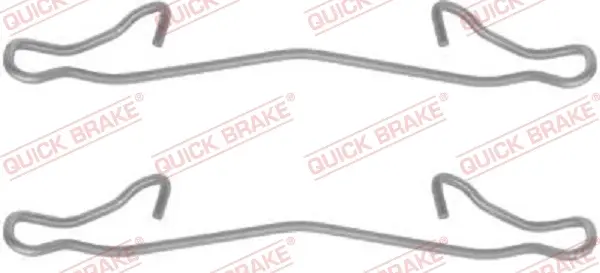 Р/к дискових гальм. колодок quick brake 109-1121