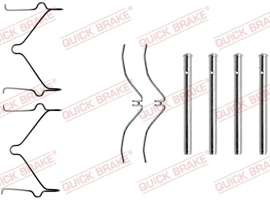 Р/к дискових гальм. колодок quick brake 109-1126