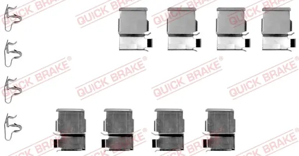Р/к дискових гальм. колодок quick brake 109-1133