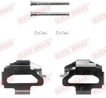 Р/к дискових гальм. колодок quick brake 109-1141