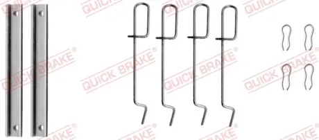 Р/к дискових гальм. колодок quick brake 109-1151
