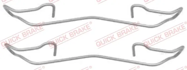 Р/к дискових гальм. колодок Quick Brake 109-1187 (фото 1)