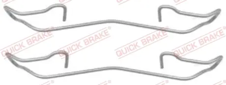 Р/к дискових гальм. колодок Quick Brake 109-1187