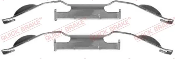 Р/к дискових гальм. колодок quick brake 109-1221