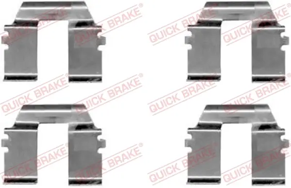 Р/к дискових гальм. колодок quick brake 109-1232