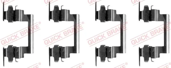 Р/к дискових гальм. колодок Quick Brake 109-1236 (фото 1)