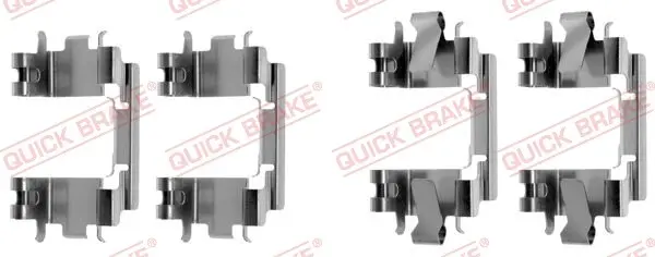 Р/к дискових гальм. колодок quick brake 1091257