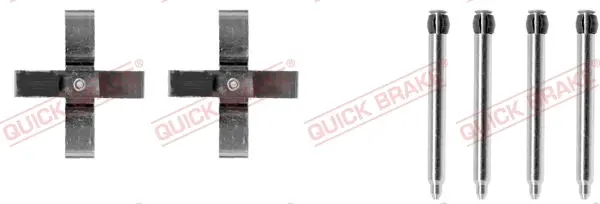 Р/к дискових гальм. колодок quick brake 109-1266