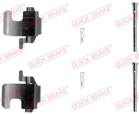 Р/к дискових гальм. колодок quick brake 109-1273