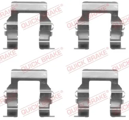 Р/к дискових гальм. колодок Quick Brake 109-1279 (фото 1)