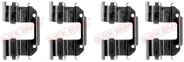 Р/к дискових гальм. колодок quick brake 109-1285