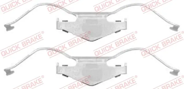 Р/к дискових гальм. колодок quick brake 109-1297