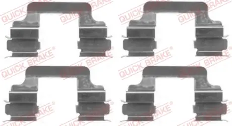 Р/к дискових гальм. колодок quick brake 109-1610