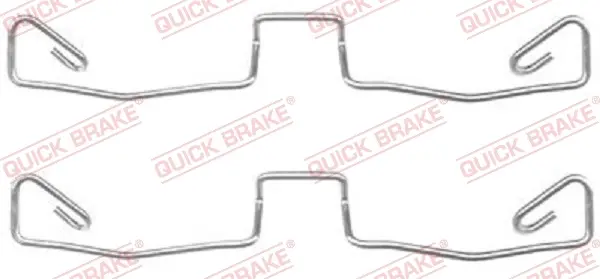 Р/к дискових гальм. колодок quick brake 109-1633