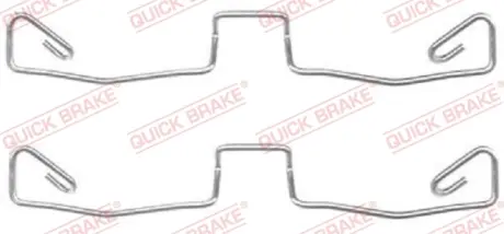 Р/к дискових гальм. колодок quick brake 109-1633