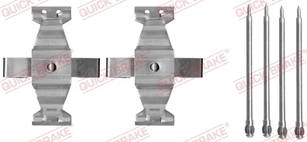 Р/к дискових гальм. колодок quick brake 109-1636