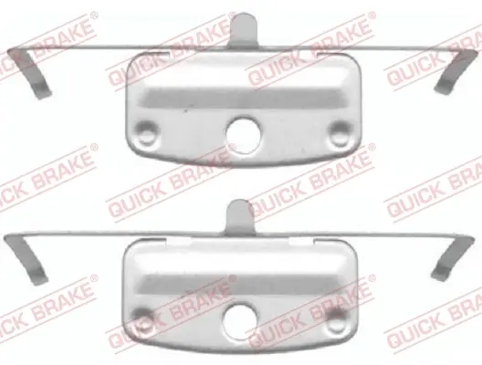 Р/к дискових гальм. колодок quick brake 109-1644