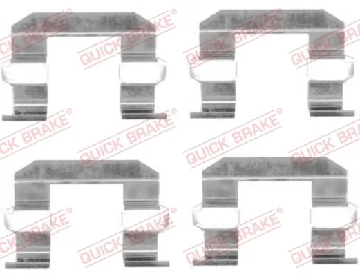 Р/к дискових гальм. колодок quick brake 109-1645