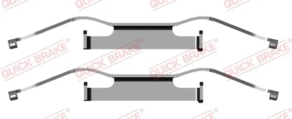 Р/к дискових гальм. колодок quick brake 109-1680